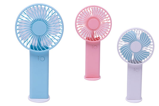 3 -speed portable fan with long -lasting battery - table cooling fan