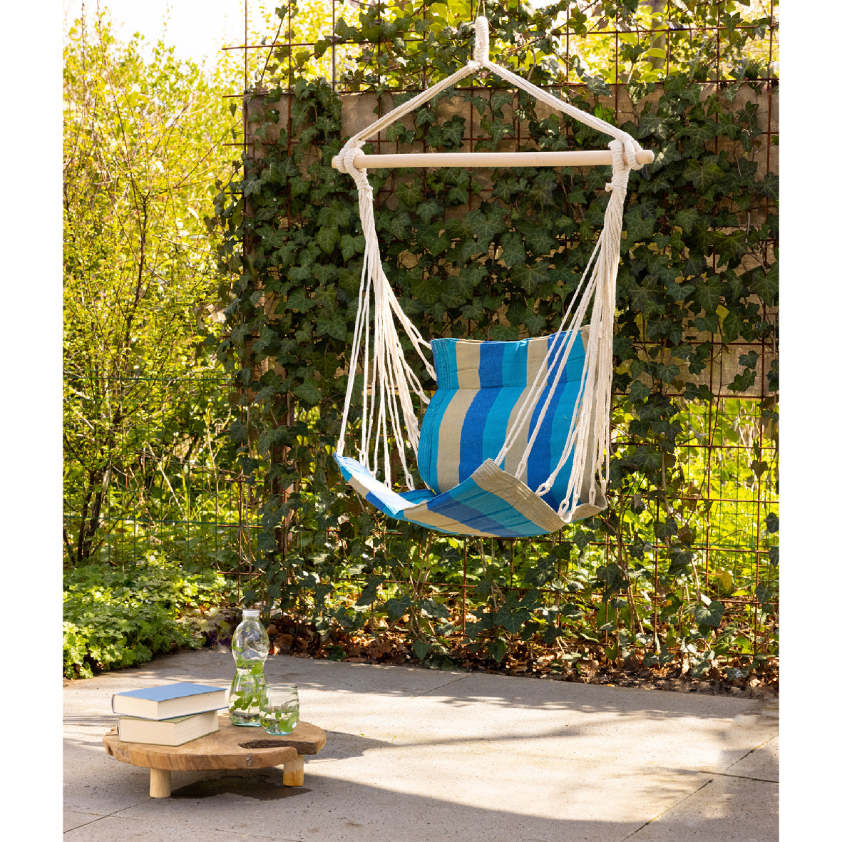 Hammock chair 3 assorted colors in 100% FSC cotton