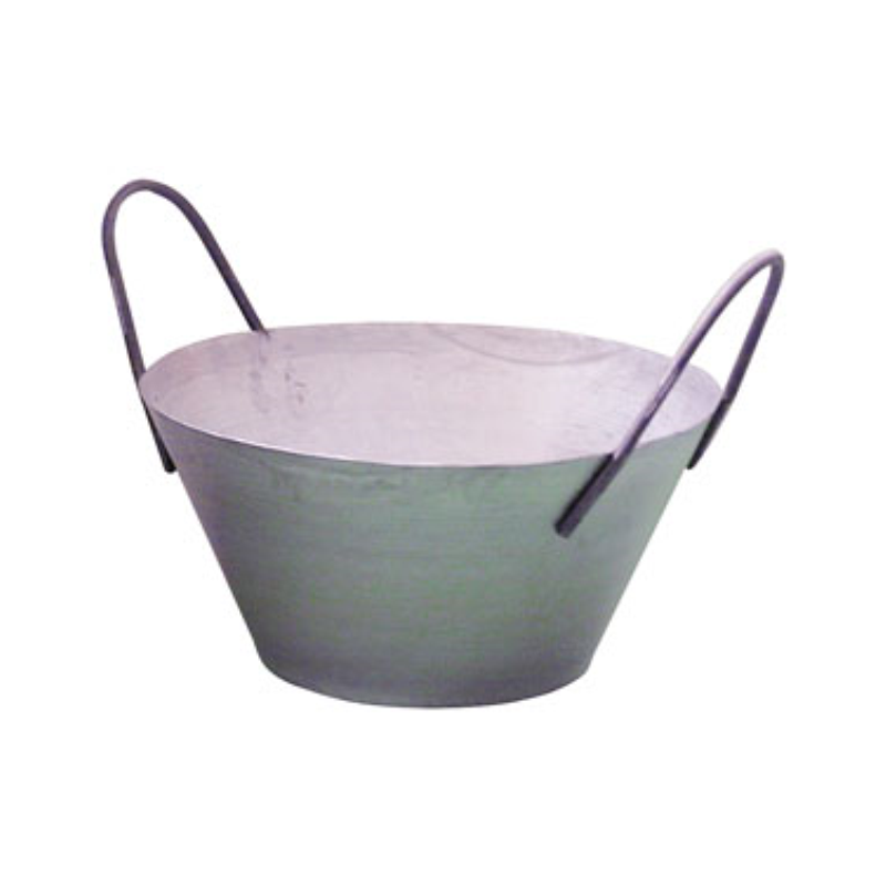 Casserole in pressed iron with 2 handles of 4 liters and diameter of 34 cm.