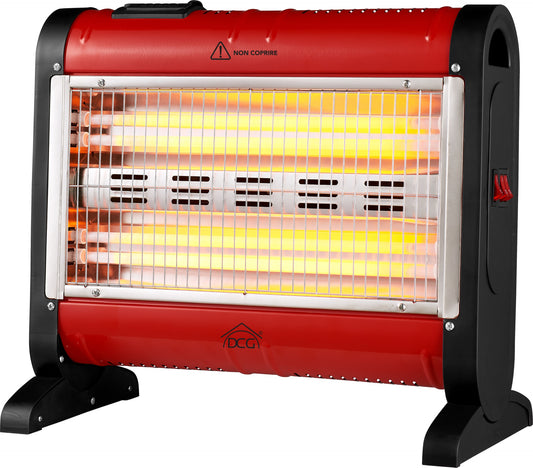 Quartz Heater with 4 Elements 43x20x37.4 cm