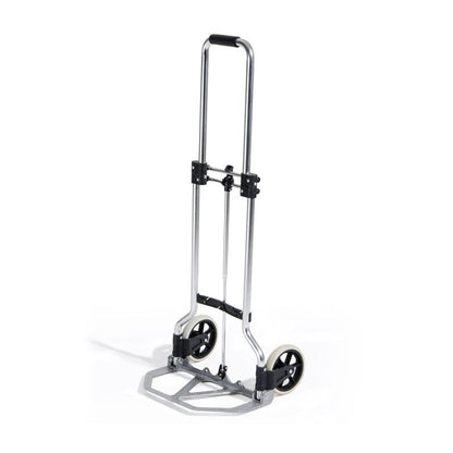 Foldable aluminum trolley with 45 kg capacity