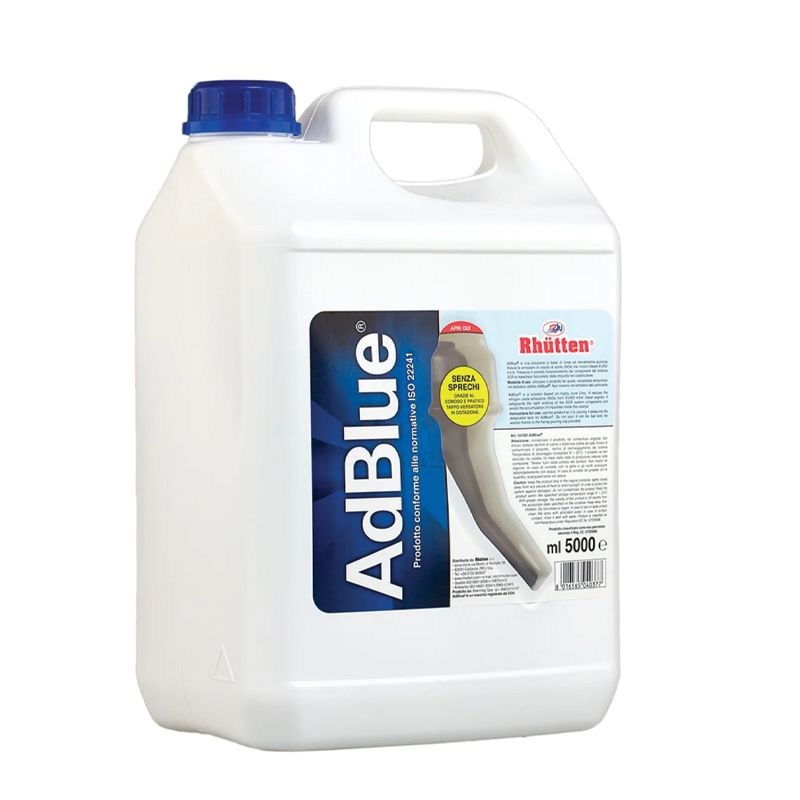 Aditivo Líquido Ad Blue 5 Lt Con Boquilla Transfer Para Motores Euro 4/5/6 Scr Diesel