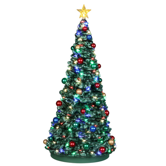 Outdoor Holiday Tree - Christmas Village Outdoor Tree