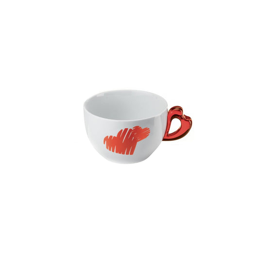 Guzzini love taza de desayuno de cerámica 350 ml