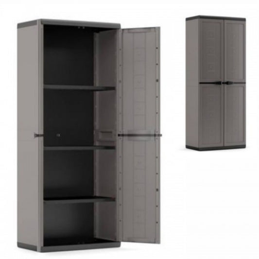 External resin cabinet with Jolly shelves cm 68 x 39 x 166 h