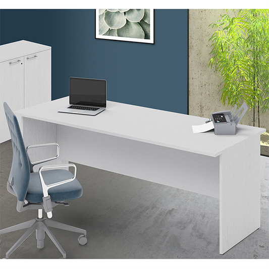 Office desk white color 160 x 80 x H 74 cm