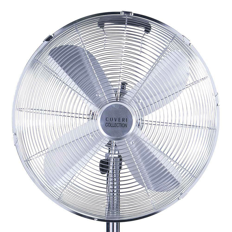 Column Fan Stainless Steel 50W 40cm 3 Adjustable Speed Chrome