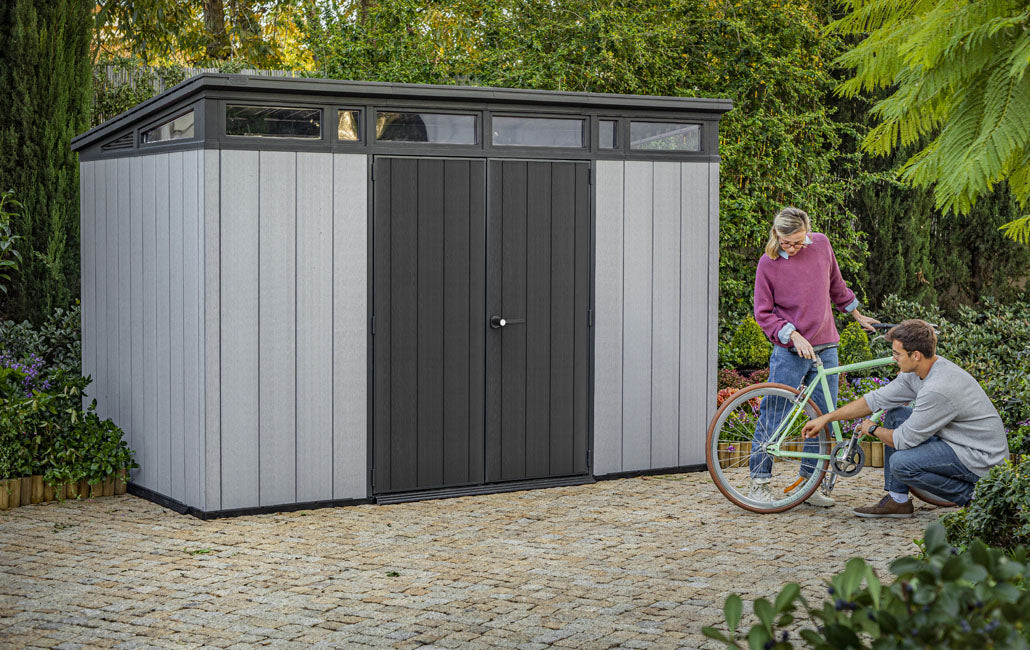 Contemporary Garden Shed - Spacious and Weather-resistant - H226.0cm x W218.0cm x D340.0cm