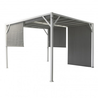 Black cube gazebo 300x300xH210 cm