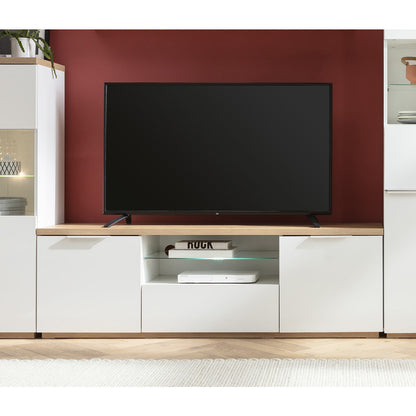 Mundi TV unit with 2 doors and 1 flap