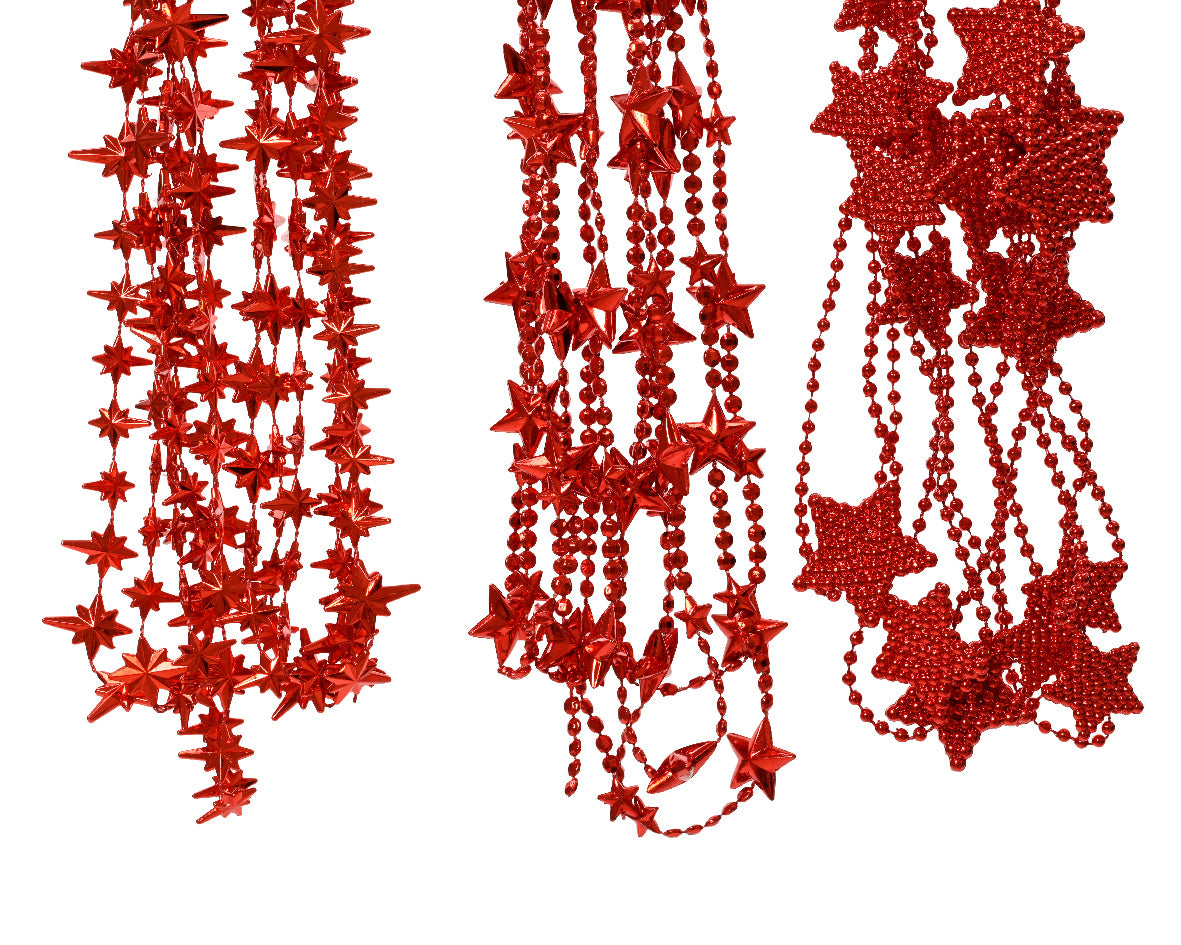 Plastic Beaded Garland 3ass L 270 Ø 3.4 cm