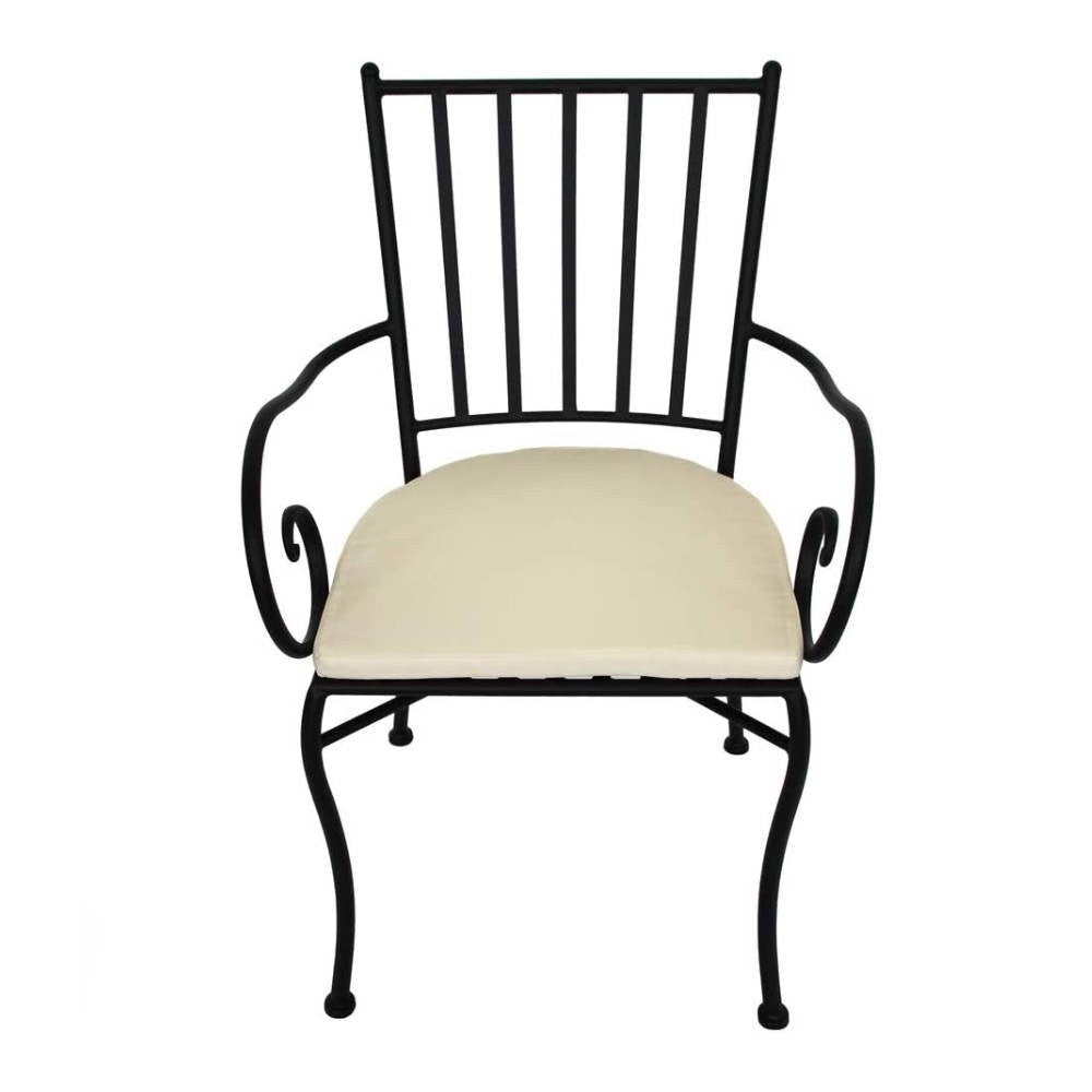 Ortigia Metal Chair With Armrests For Garden