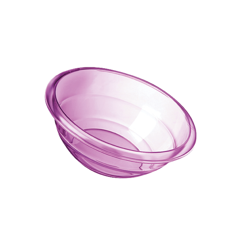 Transparent - purple salad bowl Ø 15 cm