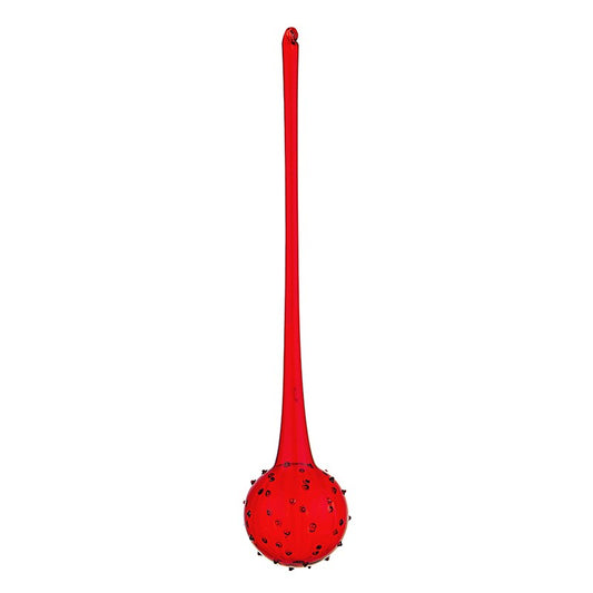 Colgante navideño cristal rojo BUBBLE 8x h40 cm