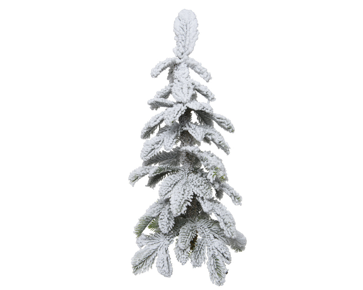 Árbol Alpino Mini Nevado para Interiores H 45 x Ø 25 cm