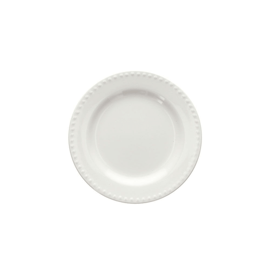 Shabby Colette line plato de postre blanco 20,5 cm