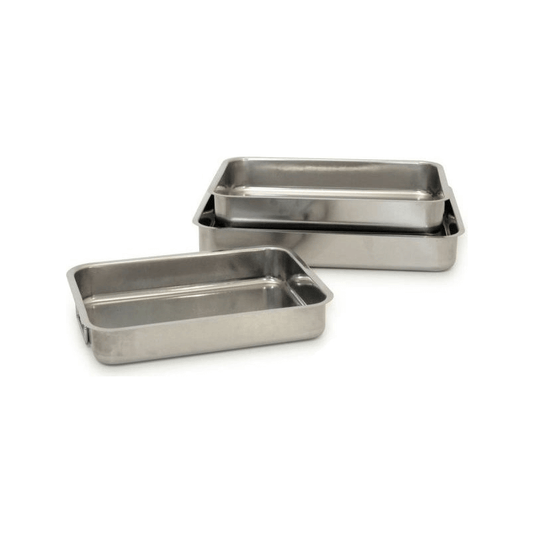 Realterm Rectangular Stainless Steel Roaster 40 X 29 Cm Gnali