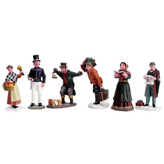 Lemax Townsfolk Figurines Set Of 6