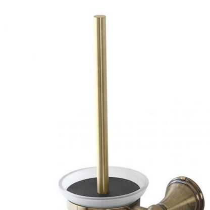 Bronzed wall-mounted toilet brush holder Athena series