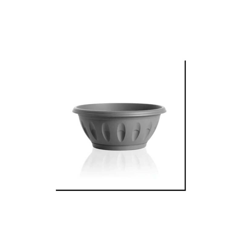 Alba Bowl 30cm Gray With Saucer