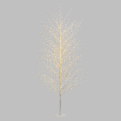 TILO Rama Blanco Al230cm 1560 MicroLED FlashLED 4m+ø115xH230cm Luces Navideñas