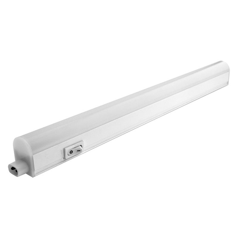 Lámpara de empotrar LED de 8W y 640 lm - dimensiones 573 x 22 x 30 mm, color natural.