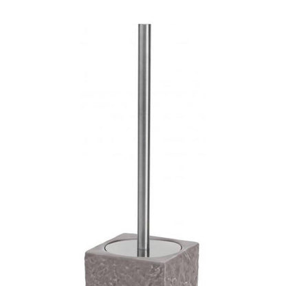 Elegant toilet brush holder in gray Petra series