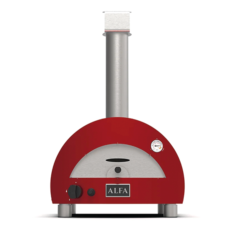 Portable pizza oven Alfa red