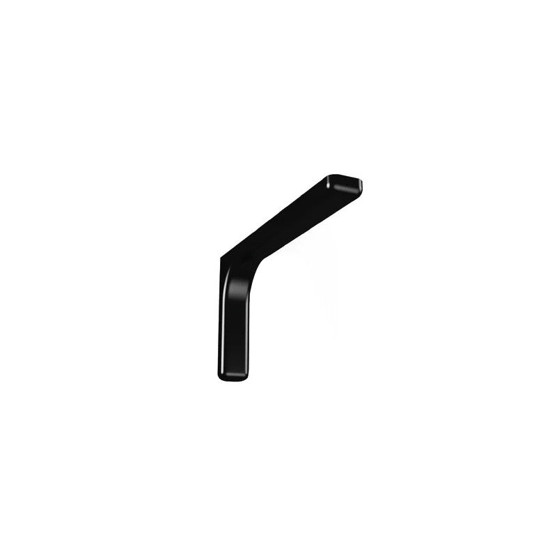 Leonardo Shelf Bracket 12 Cm Black Plastic Coated Steel For Home Furnishing