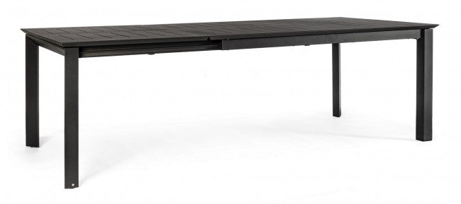 Konnor anthracite Iperbriko extendable garden table