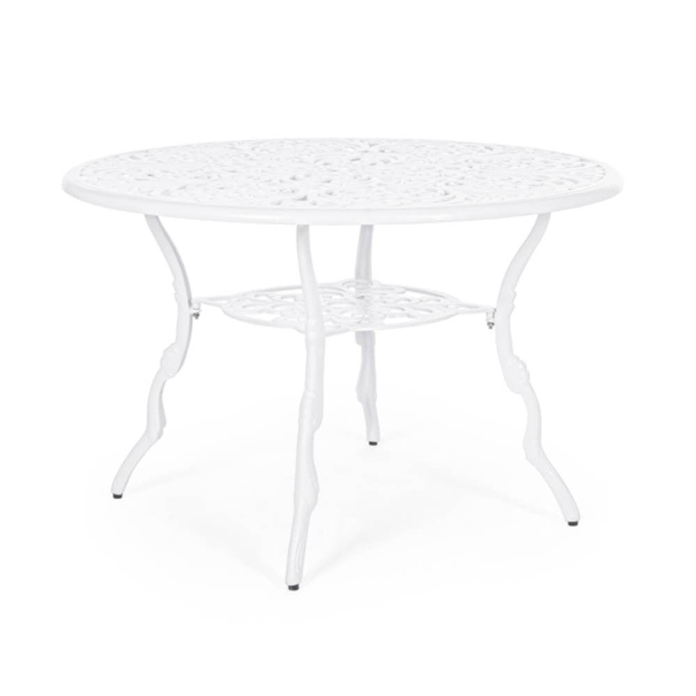 Round white table diameter 110 cm. Victoria Bizzotto