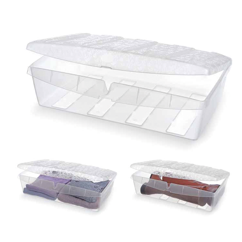 Ubox Caja de almacenamiento con tapa 57x36x15,5 cm