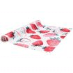 Runner 40x140 cm red Strawberries line