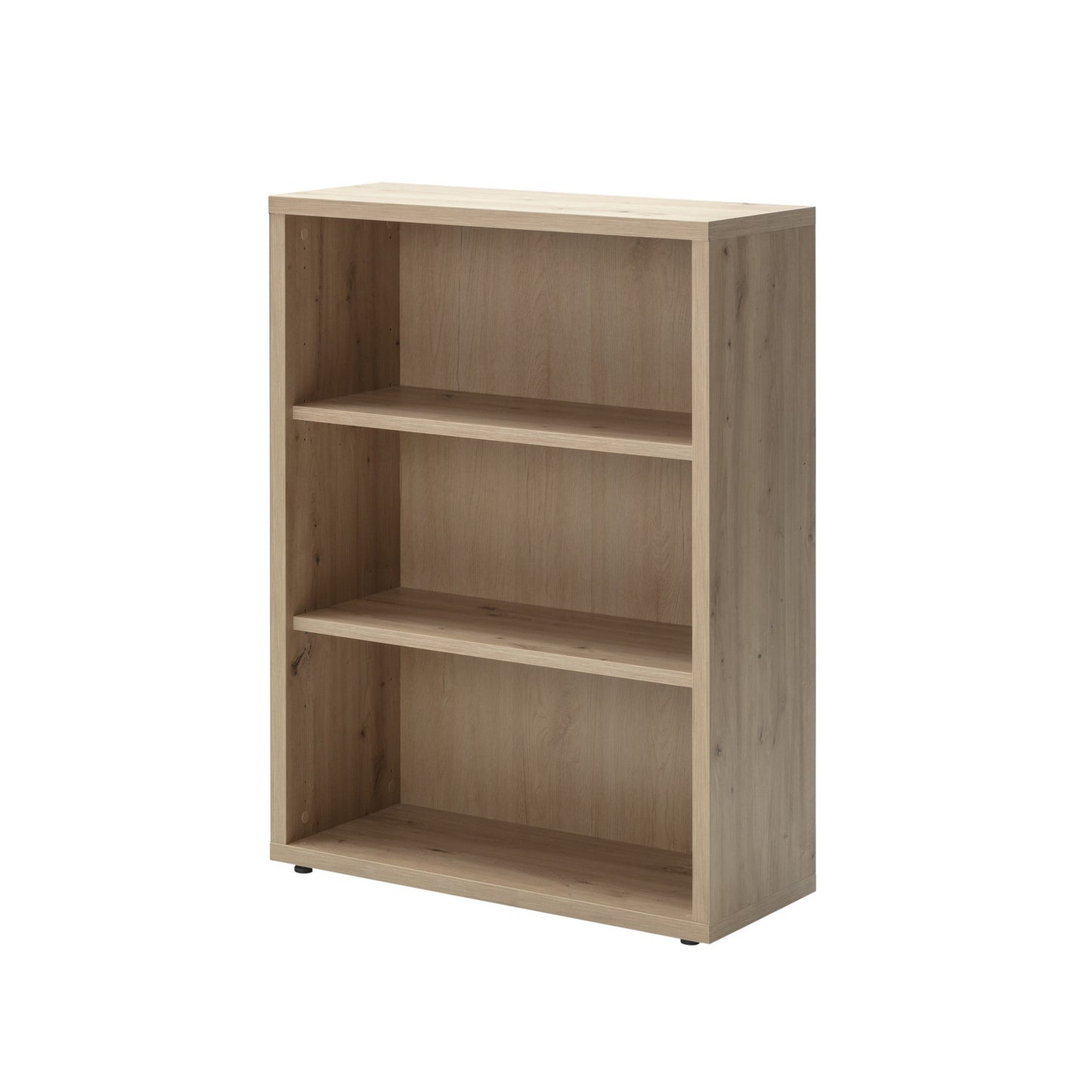 Low Bookcase with 2 Adjustable Shelves - 111.90 cm x 81.60 cm x 35.70 cm