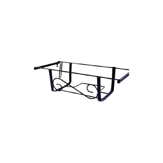 Balcony Planter 50Cm Black Adjustable