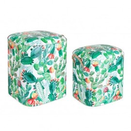 Bizzotto forestis container stool pouf 1 pc