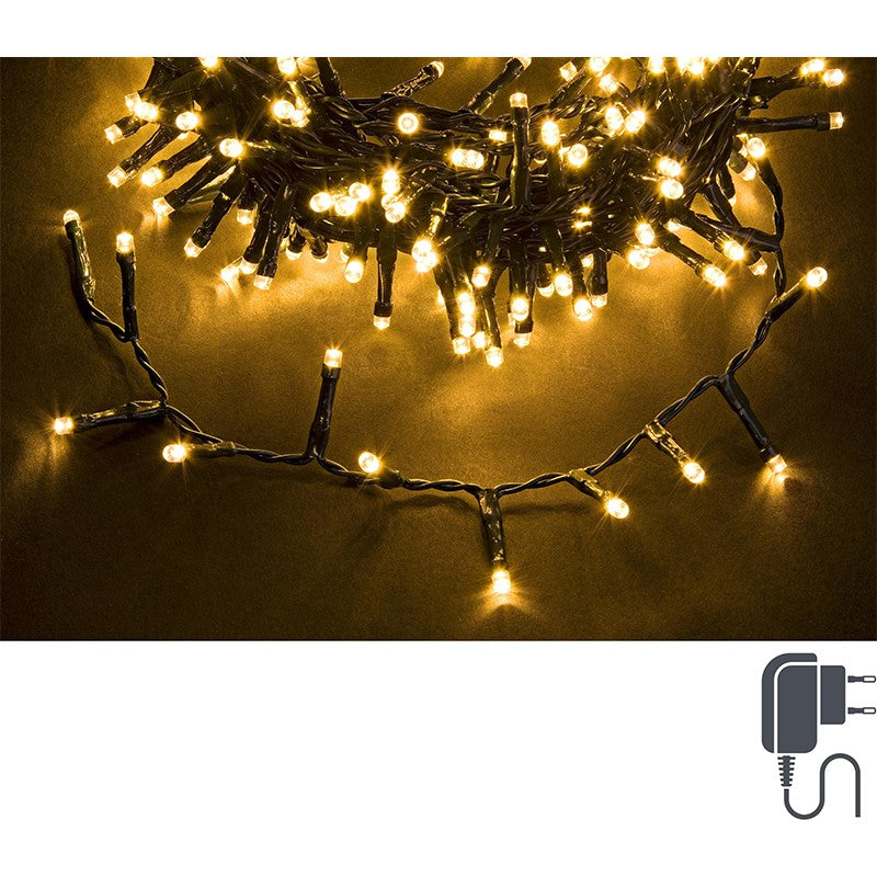 Luces led navideñas cable verde clásico 760 led