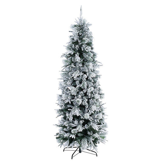 Árbol de Navidad Dresde cubierto de nieve 240 cm