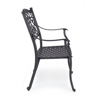 Garden Chair Iron C-Br Ivrea Anthracite