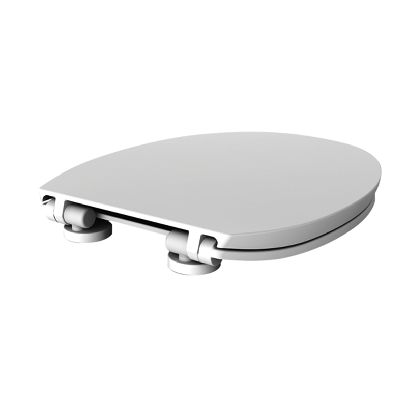 Reverse toilet seat - toilet seat with adjustable stainless steel hinges and screwable from below