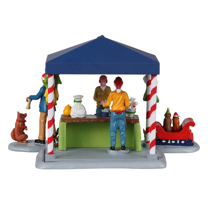 Santa Claws & Paws Set of 3 - Christmas Village Santa Claws and Paws