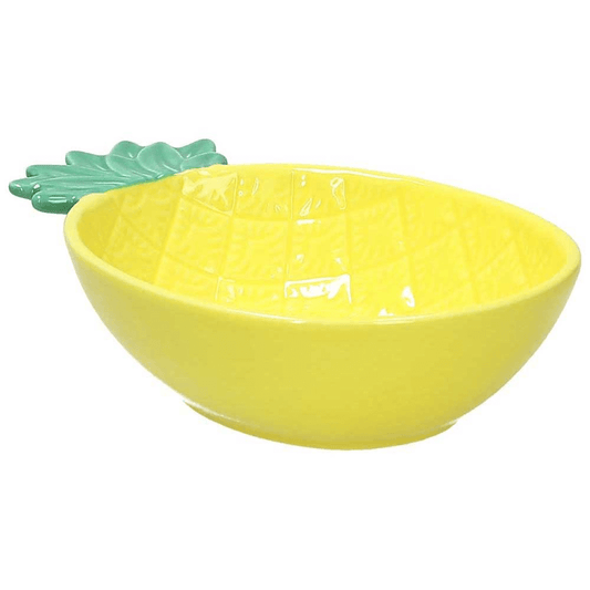 Cuenco Pequeño Piña 17cm X 12cm X 4,5cm Gres Pachy Amarillo