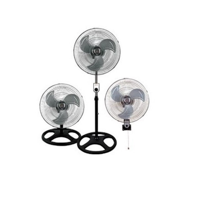 DCG VE1695 3-in-1 Wall Table Wall-Mounted Fan with Oscillating Blades