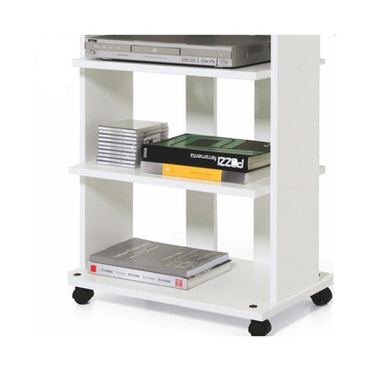 White Ash TV trolley 3 shelves Cm 60x45xH 81