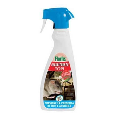 Flortis Natural Deshabituante Spray para Ratones 500 ml para la Protección y Cuidado de Ambientes Externos.