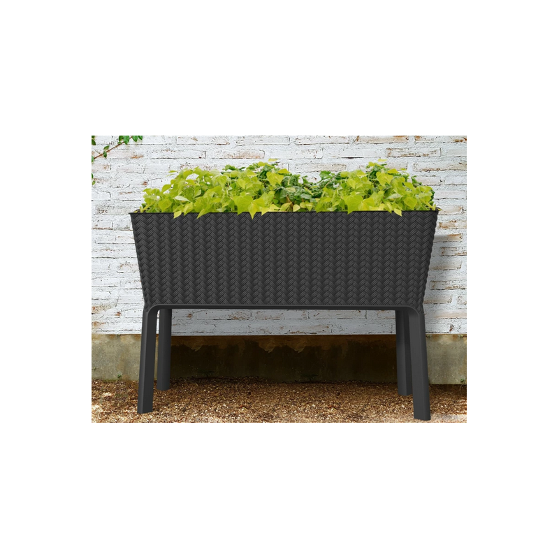 Stylish Raised Planter for Your Garden - Grey