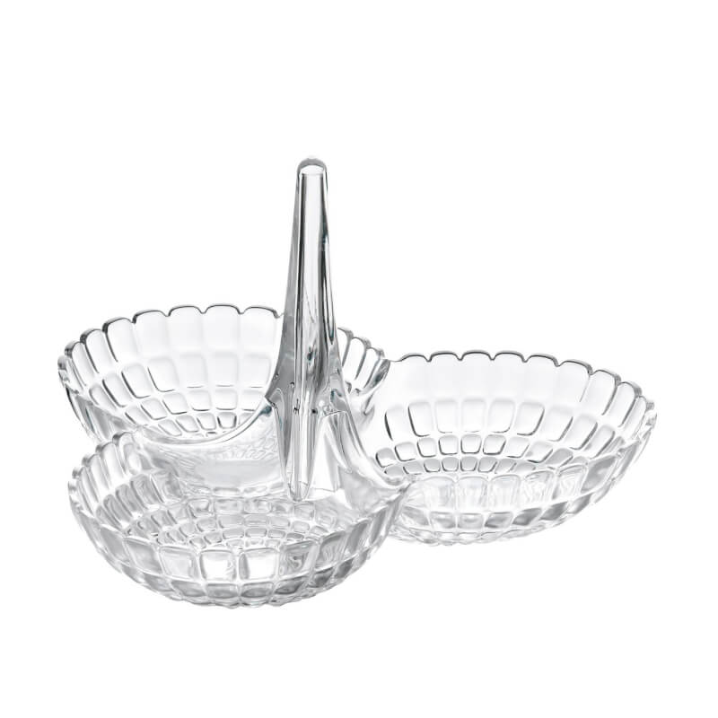 Guzzini - Plato de entremeses transparente Tiffany