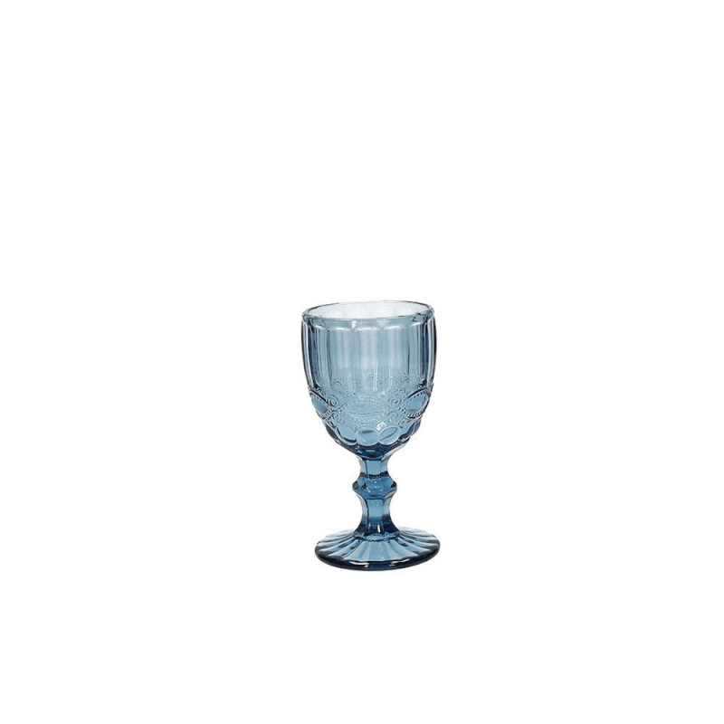 Blue glass goblet 260 cc