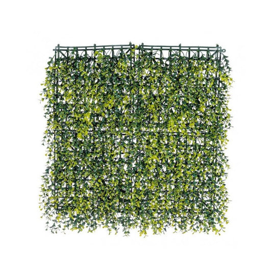 Buxus Germogli synthetic wall in Polyethylene 50x50 cm