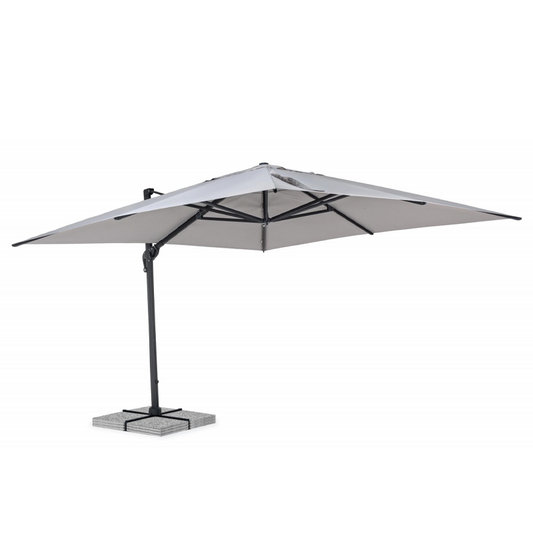 Calis 4x4 anthracite light gray parasol